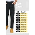 thumbnail image 2 of Mens Cargo Pants 100% Cotton Relaxed Fit Resistant Work Pant for Men Hiking Black 31, 2 of 7