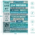 thumbnail image 5 of 18th Birthday Gifts for Girls, 18 Year Old Girl Birthday Gifts, Happy 18th Birthday Gifts Ideas,18 Year Old Gifts for Daughter Sister Bestie,18th Birthday Decorations for Girls 60"x50" Blanket, 5 of 5