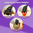 thumbnail image 3 of Hip Thrust Belt, General Hip Thrust Belt for Dumbbells Heavy, Booty Belt for Hip Thrust, Slip-Resistant Padding Hip Thrust Belt for Gym or Home Workouts, Hip Thrust Band for Dumbbell Kettlebell Plate, 3 of 8