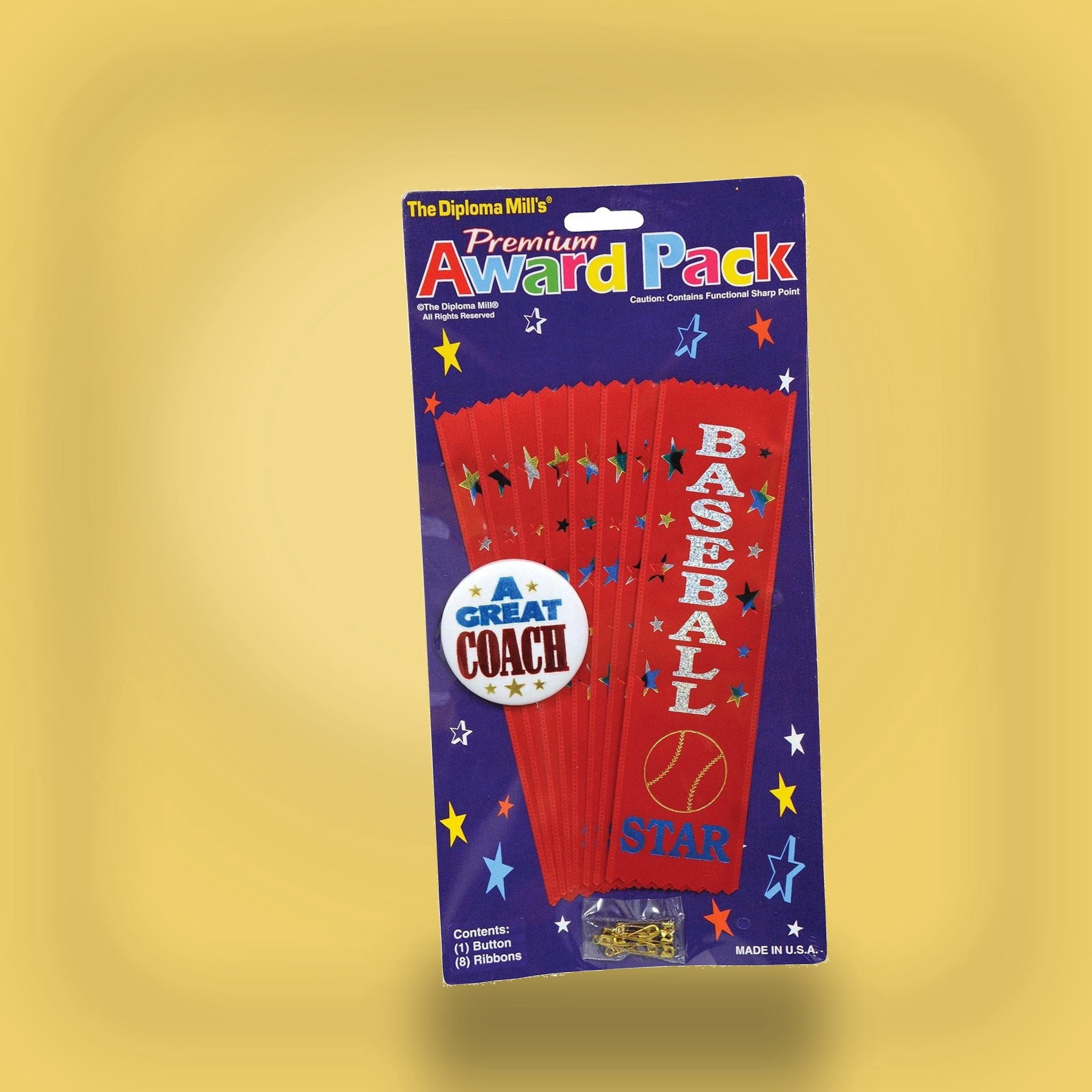 Beistle ASP02 Baseball Award Pack