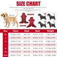 thumbnail image 4 of Large Dog Coat, Extra Warm Dog Jacket Four Legs All Wrap Waterproof Windproof Dogs Cold Weather Coats for Medium Large Dogs, Warm High Collar Full Body Dog Jumpsuit Comfortable Onesie Apparel, 4 of 8