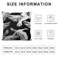 thumbnail image 6 of Nawypu Swan Flock Elegant Bird Black Cushion Cover Black Swan Throw Pillow Japanese Chinoiserie Pillowcase White Pillows for Sofa Couch Car Chair New Home Housewarming Gift 2pcs, 6 of 6