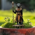 thumbnail image 3 of Uiz Merueh Cat Garden Statues Garden Accessories Outdoor Decor for Patio, House, Garden, Yard Supplies, 3 of 5