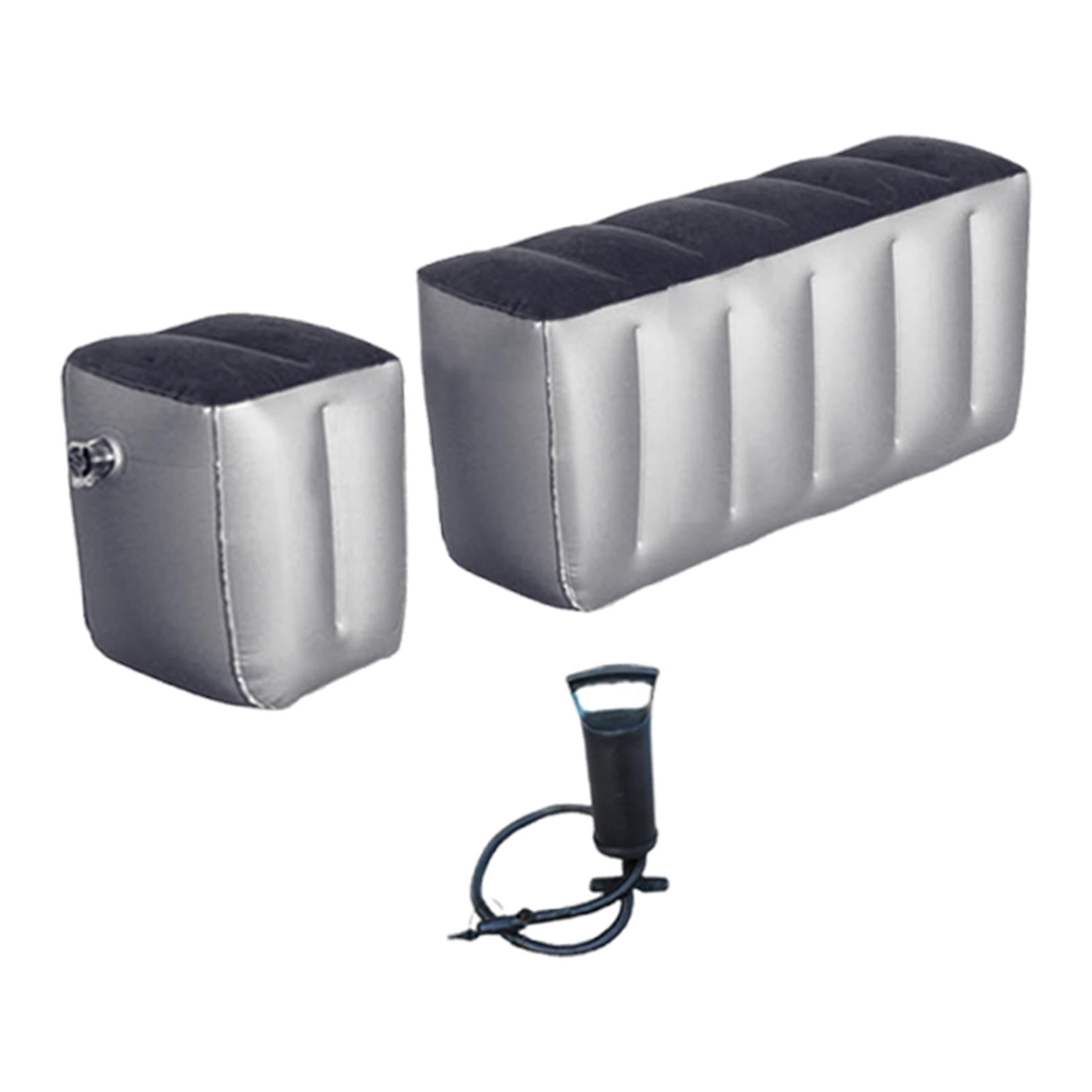 QSTDGVPW 2 Pieces Car Travel Inflatable Mattress Back Seat Gap Pads Air Bed Cushions Straight