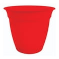 thumbnail image 1 of HC Companies ECA08000 8 Inch Eclipse Planter w/ Attached Saucer, Strawberry Red, 1 of 8