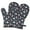 Dark Blue Ballerina, variant on Cute Oven Mitts,Dark Blue Ballerina Swan Pattern Oven Mitt 2-Pack Set,Kitchen Gloves for Oven,Heat Resistant Oven Mitts 7.7"x12"