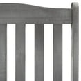 thumbnail image 5 of vidaXL Rocking Chair with Cushions Grey Solid Acacia Wood, 5 of 5