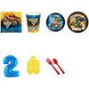 Monster Jam Party Supplies Party Pack For 8 With Blue #1 Balloon