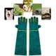 thumbnail image 1 of Guantes antimordeduras para manipulación de animales, guantes de trabajo de cuero de seguridad para bañarse, acicalarse, manipular perros, gatos, pájaros, serpientes, lagartos, reptiles - Guantes protectores esquí esquí Gafas de esquí, 1 of 5