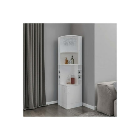 TREEVOL FURNITURE Corner Bar Cabinet Cleveland Eco