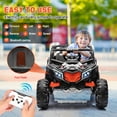 thumbnail image 5 of SPPTTY 24V Ride on Toys with Remote Control,4WD Ride on Car for Kids, Electric UTV with PU Leather 2 Seater,3-8Years, 5 of 10