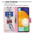 thumbnail image 6 of Feishell for Samsung Galaxy A14 5G (6.6 inch) Case,Fashion Painted Pattern PU Leather Shockproof Magnetic Clasp Flip Cover with Card Slots Kickstand Wallet Phone Case,E-Deer, 6 of 8