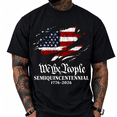 thumbnail image 2 of 250th Anniversary Mens Patriotic T Shirts USA Flag Retro 1776-2026 Graphic Tee for Men Vintage Independence Day Crewneck Tshirt 5, 2 of 6
