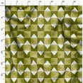 thumbnail image 3 of Soimoi Minky Green Fabric By the Yard - 56 Inch Wide - Facets Triangle Geometric Fabric - Geometric Precision for Creative Projects Printed Fabric, 3 of 6