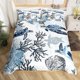 thumbnail image 1 of Set Queen Size for Kids Boys Girls Teens Ocean Beach Decor Funda de edredón, 1 of 6