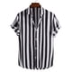thumbnail image 5 of Camisa de manga corta con solapa informal estilo japonés de rayas 3D para hombre de verano 2024, camisas de calle Harajuku, ropa para hombre y mujer, 5 of 5