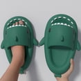 thumbnail image 3 of Zapatillas de tiburón de verano para hombre y mujer, zapatos de Casa informales con degradado, antideslizantes de Eva, Chanclas de playa, novedad, 3 of 4
