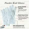 thumbnail image 2 of Britt's Knits Powder Knit Screen-Compatible Gloves - Blue (Womens), 2 of 6