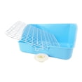 thumbnail image 4 of Minkissy Litter Training Toilet for Bunny Sturdy Design Sky-blue 1Set, 4 of 8