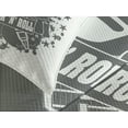 thumbnail image 4 of Ambesonne Rock Music Quilted Bedspread Set 3 Pcs, Retro Microphone, Queen Size, Grey White, 4 of 5