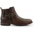 thumbnail image 2 of Ferro Aldo Dalton MFA606322 Brown Color Men's Ankle Boots With Zip Up Boot Design and Classic Buckle Detailing Dress Boots For Work or Casual Wear, 2 of 7