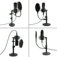 thumbnail image 5 of USB Computer Microphone with One-Touch Mute, Gain Knob, Shock Mount, Condenser Recording Mic for PC, Gaming, Streaming, Podcasts - AU-PM421T, 5 of 7