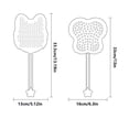 thumbnail image 2 of 2-in-1 Pet Grooming Massage Gloves - Grooming Mitt for Dogs, Cats, Rabbits, 2 of 6