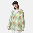 thumbnail image 3 of Fotbe Tropical Flowers Chaqueta con Protección Solar UPF 50+ para Hombre y Mujer, Camisa con Capucha y Bolsillos-X-Large, 3 of 7
