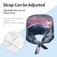 thumbnail image 4 of Kdxio Boat Lighthouse Storm Waves Pattern Turban Hat for Women Men Comfortable Adjustable Cleaning Working Cap with Sweatband, 4 of 8
