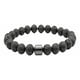 thumbnail image 1 of Pulsera Con Hematita Y Piedras Naturales Energia Proteccion Color Piedra Volcanica Xtellar negro, 1 of 4