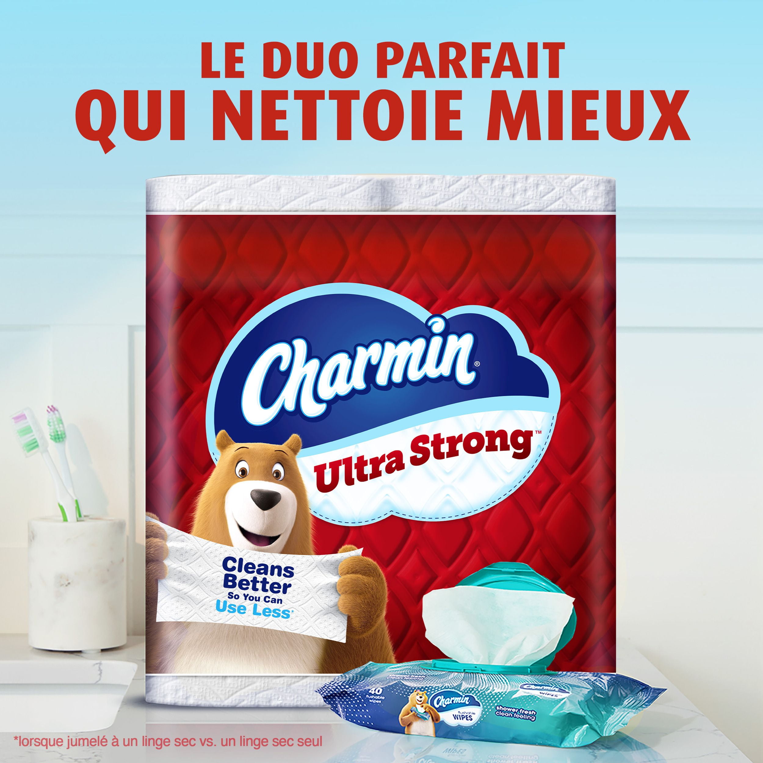Charmin Toilet Paper Ultra Strong, 30 Triple Rolls = 90 Regular Rolls, 2-ply Bath Tissue, 30CT