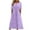 1Purple, variant on Eyelet Maxi Dress for Womens Summe Elastic High Waist Sundress Beach Party Dress Belt Sun-Dress Lace-Up Adjustable Dresses Loose Flowy Sundresses Beach Party Holiday Dresses with Pockets