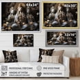 thumbnail image 4 of Designart "Mystical Guardians in Religious Art II" Spiritual Floater Framed Canvas Wall Art, 4 of 7