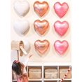 thumbnail image 2 of 12pcs Heart Shaped Aluminum Foil Balloons, 18 Inches Champagne Gold Pearl Pink White Color Suitable For Wedding Birthday Valentine'S Day Party Decorat, 2 of 4