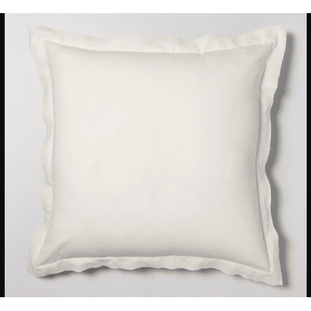 26"x26" Cotton & Linen Blend Euro Pillow Cream - Hearth & Hand™ with Magnolia