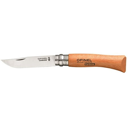Opinel N Degree7 Bechwood Handle Carbon Steel Knife, 8 cm (Best Opinel Knife Size)