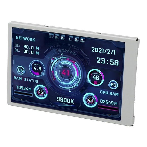 Computer Screen, 3.5in Mini Monitor Easy Operation For Machine