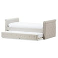 thumbnail image 2 of Baxton Studio Swamson Twin Daybed with Roll-Out Trundle, Beige, 2 of 8