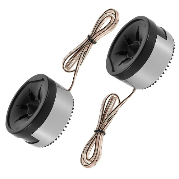 HOOWIFFY Compact Car Audio 1 Pair High Efficiency Sound Enhancement Black for Clear Audio