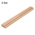 thumbnail image 3 of Unique Bargains 4pcs Wooden Drawer Slides, Wood Center Guide Track, Center Mount Drawer Slides Replacement 15-3/4' (40 CM), 3 of 5