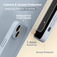thumbnail image 4 of for iPhone 14 Phone Case,Upgraded Silicone iPhone 14 Case [Stronger Camera Protection] Ultra Slim Shockproof Protective Phone Case iPhone 14 with [2 Screen Protectors], 6.1 inch, Baby Blue, 4 of 7
