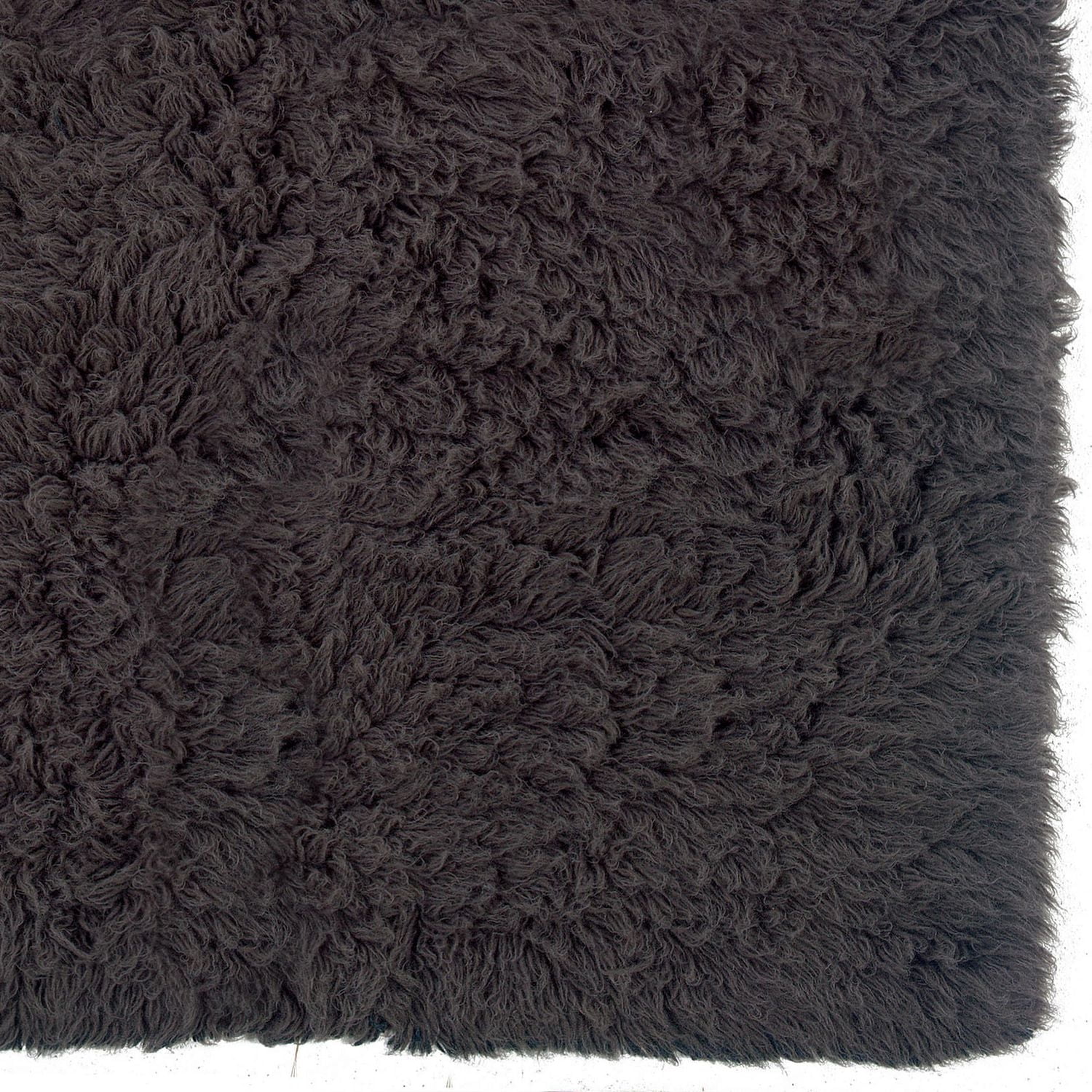 New Flokati 1400gr 3'6" x 5'6" Accent Rug, Grey