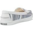 thumbnail image 5 of Cole Haan Nantucket Blue/Ivory Stripe Canvas/White Slip On Rounded Toe Loafers (Blue/Ivory Stripe Canvas/White, 8.5), 5 of 6