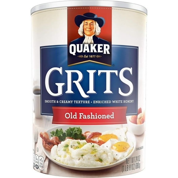 Quaker Old Fashioned Smooth & Creamy Grits, 24 oz - PACK OF 2