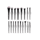 thumbnail image 4 of Xtellar 18 Set De Brochas Para Maquillaje Profesional +estuche +caja Color Negro, 4 of 4