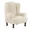 Beige, variant on AIGIA Wingback Chair Covers Velvet Plush Wing Chair Slipcover 1 Piece Wing Back Chair Slipcovers Sofa Cover with Elastic Bottom