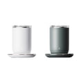 thumbnail image 3 of Billuyoard Tazas calentadas con agitación automática de 55 ℃ para el hogar, oficina, té, café, bebida, taza mezcladora, frasco de acero Teteras Blanco, 3 of 6