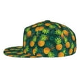 thumbnail image 3 of Gaeub Pineapples with Palm Leaves Flat Bill Snapback Hats Baseball Caps with Adjustable for Running Workouts and Outdoor Activities, 3 of 9