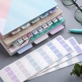 thumbnail image 5 of Sticky Book Tabs Notebook Colorful Book Annotation Tabs Kit Writable Repositionable Color Page Markers Bible Tabs Colored Index Tab Sticky Note Pads, Notes, Back to Schools Deals, S, 5 of 5