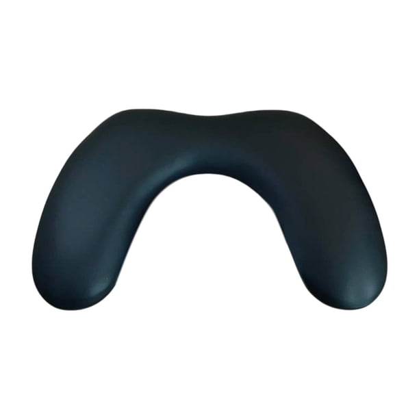 Reposabrazos para uñas, cojín para reposamanos de manicura, mesa de escritorio, cuero sintético negro